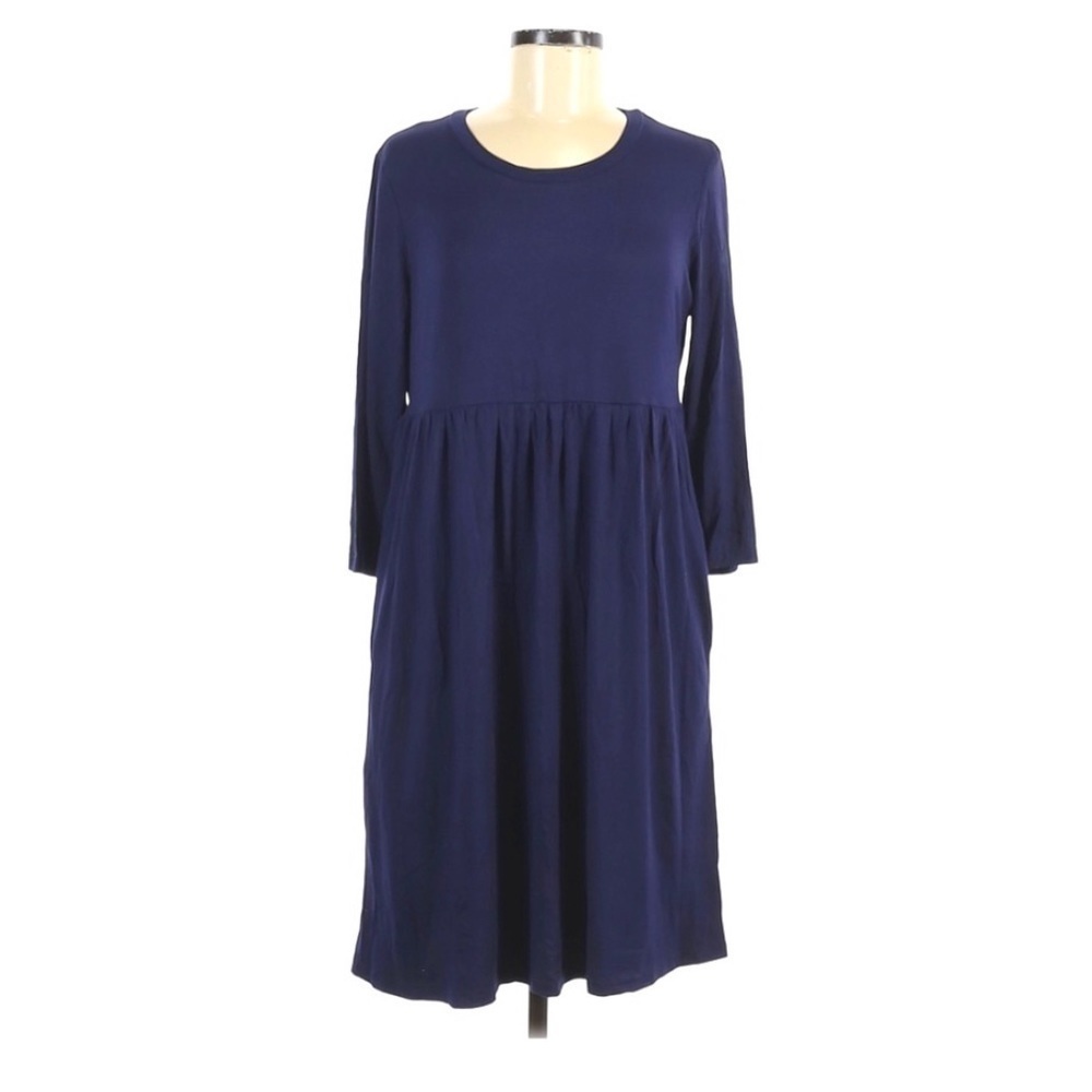 🆕 Simple by Suzanne Betro Navy Midi Dress sz M